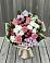 Букет цветов из: Альстромерии, Гвоздики, Розы и Хризантемы в Углегорске