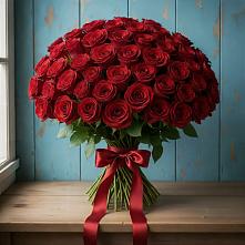 Букет Красные розы Блэк Меджик в Углегорске
