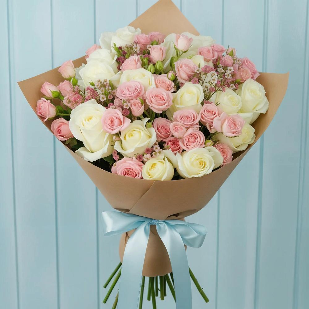 Букет цветов из: Розы в Углегорске