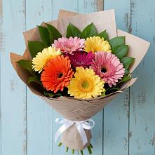 Букет цветов из:  Герберы #REPLACE_PRED# Углегорске