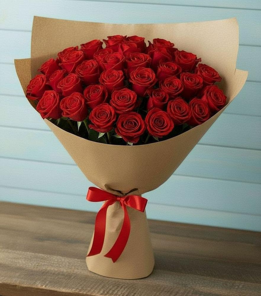 Букет Красные розы Милано в Углегорске