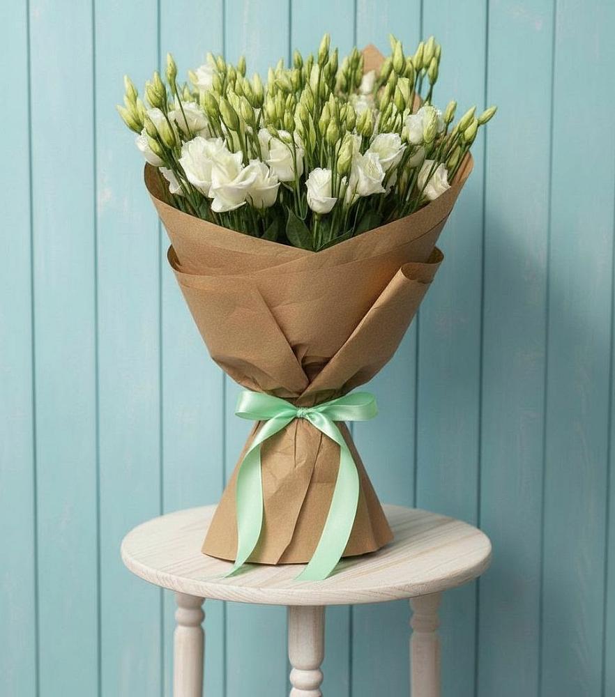 Букет цветов из: Лизиантусы в Углегорске