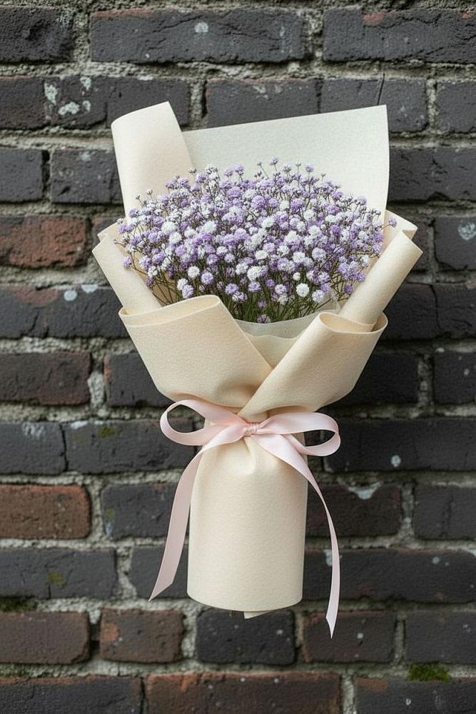 Букет цветов из: Гипсофила в Углегорске