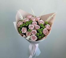 Букет цветов из:  Розы и Хризантемы в Углегорске