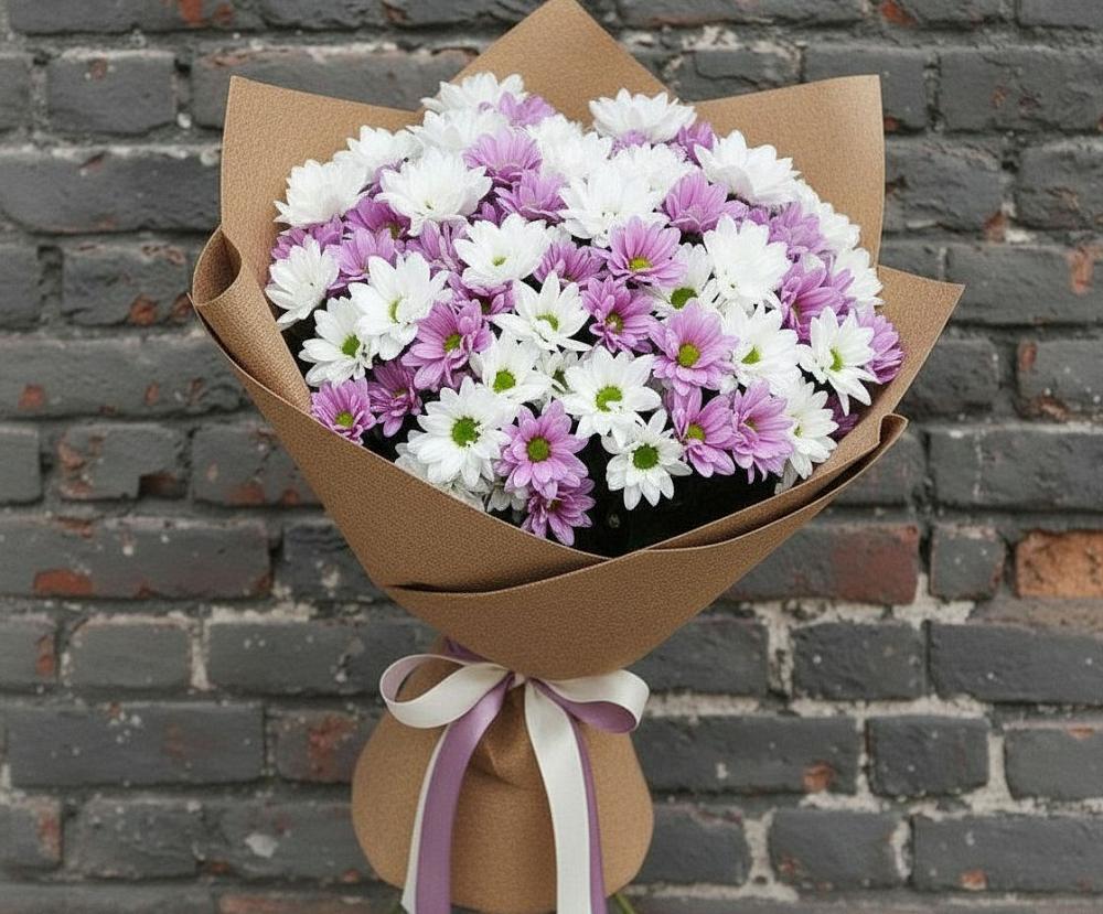 Букет цветов из: Хризантемы в Углегорске