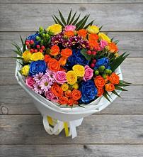 Букет цветов из:  Розы и Хризантемы #REPLACE_PRED# Углегорске