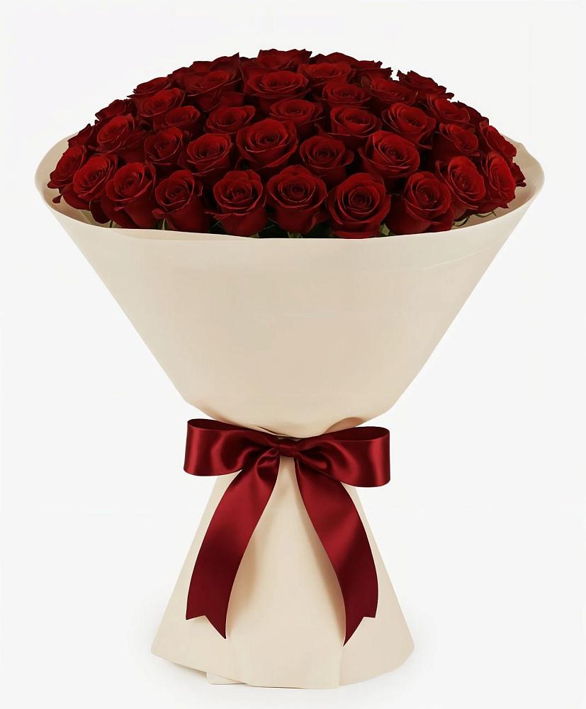 Букет 101 Бордовая роза Блэк Бакарра в Углегорске